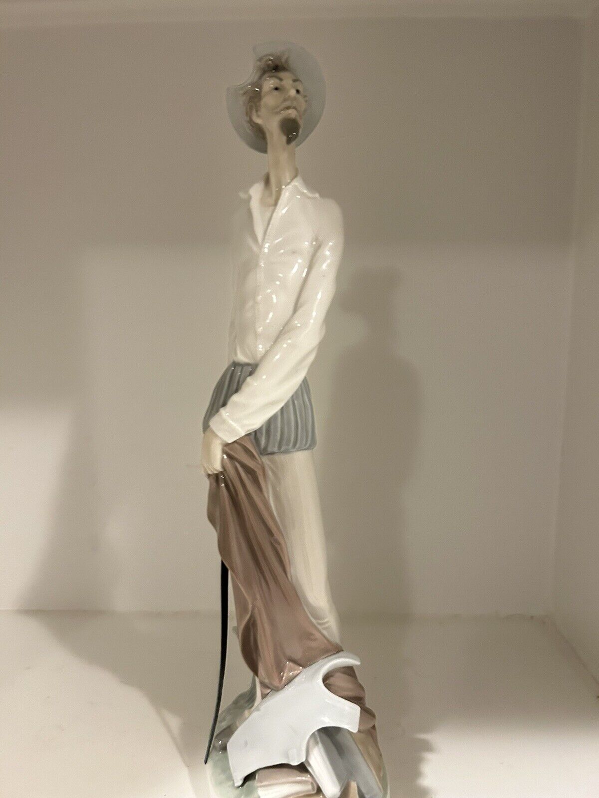 Vintage Lladro Multicolor Ceramic Don Quixote Standing * Figurine Sale pending