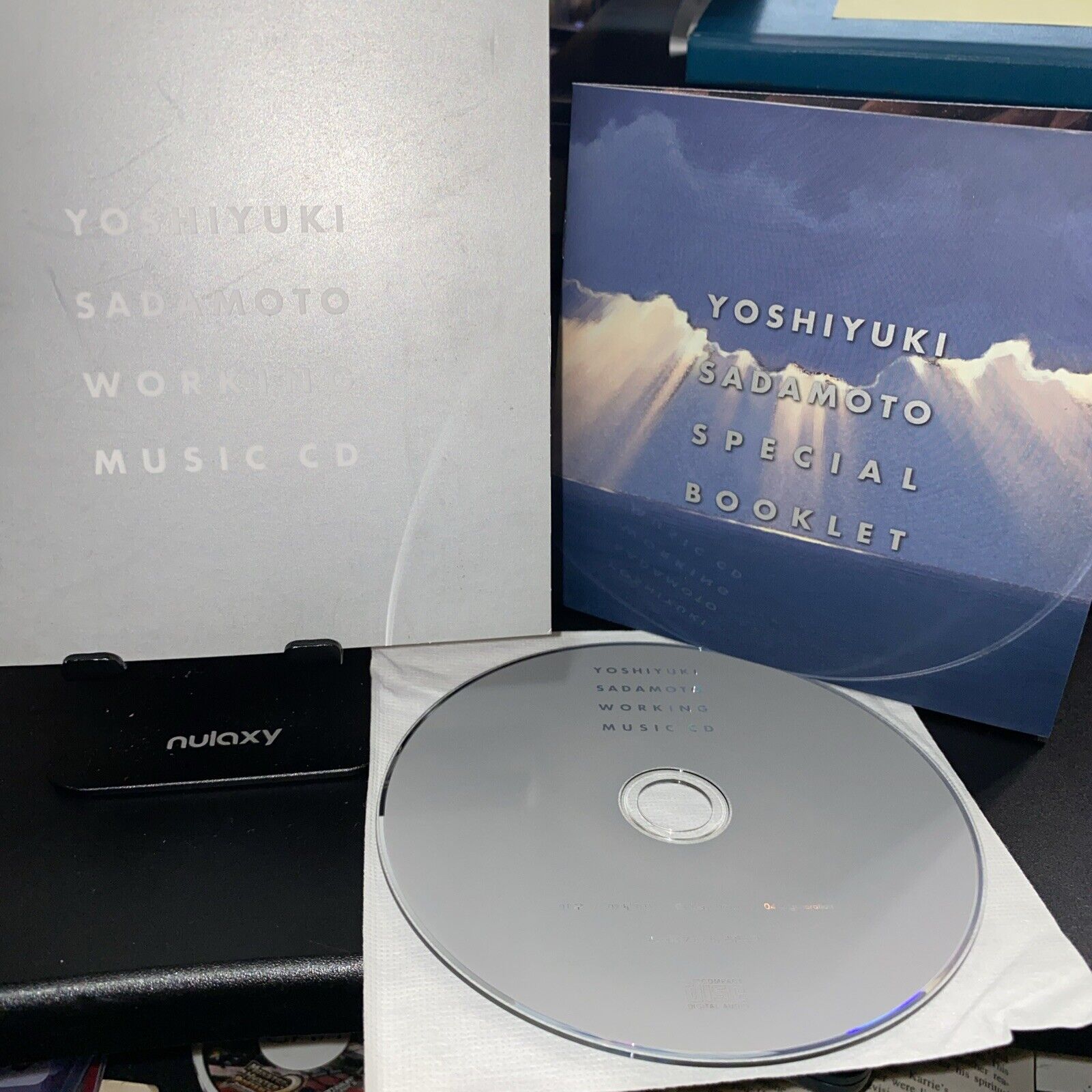 YOSHIYUKI SADAMOTO Evangelion Special Booklet & Music CD Art Set Book 2014 Ltd