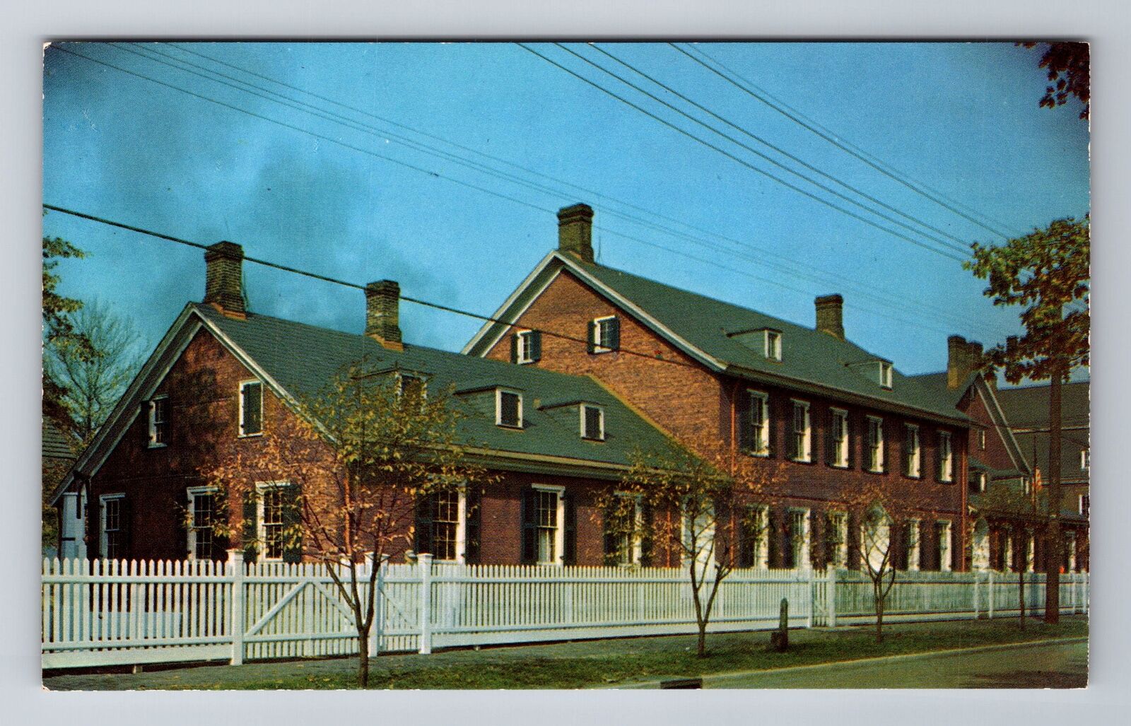 Ambridge PA-Pennsylvania, Harmony Society Of Old Economy, Vintage Postcard