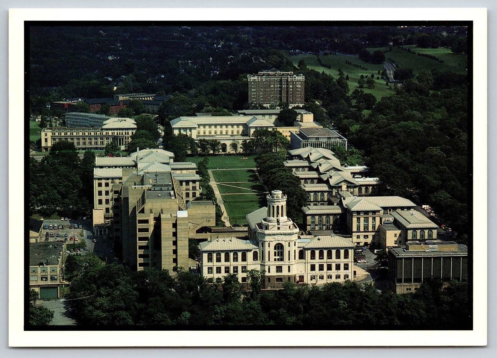 Postcard Pennsylvania Pittsburgh Carnegie Mellon University Campus c1986 11T