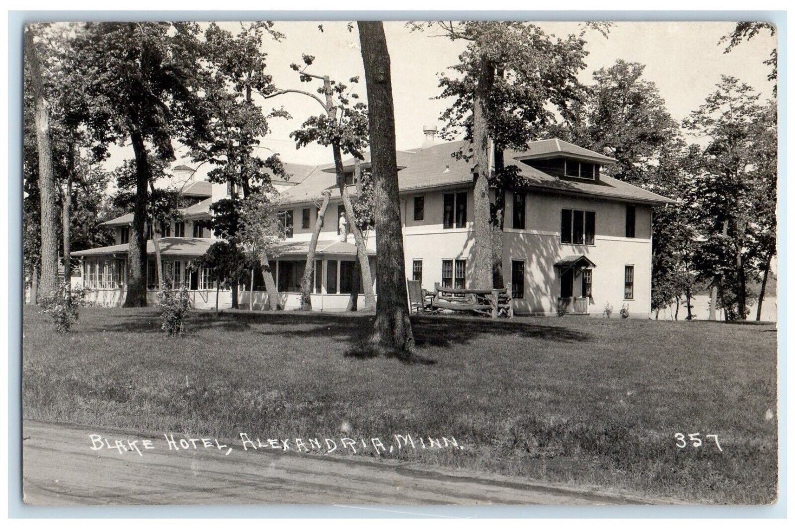 c1920\'s Blake Hotel Building Alexandria Minnesota MN RPPC Photo Vintage Postcard