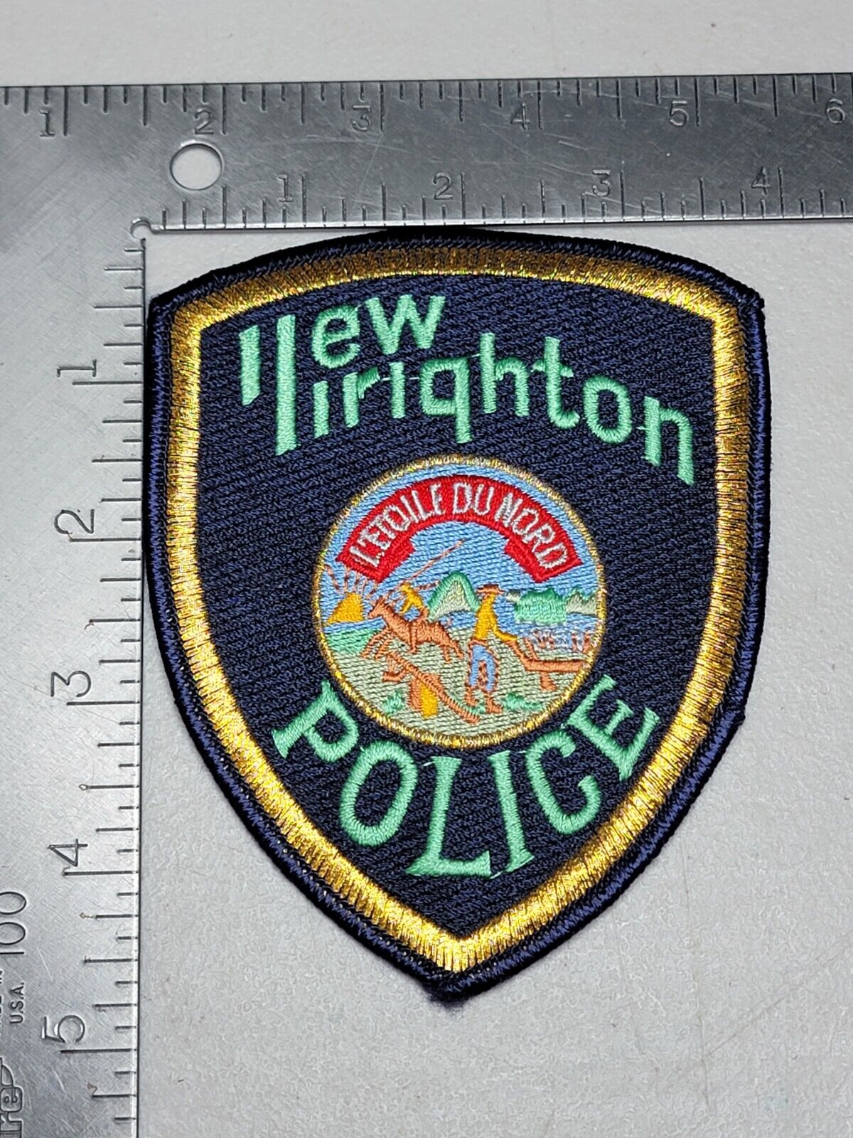 P b3 Police patch patches New Brighton Minnesota 