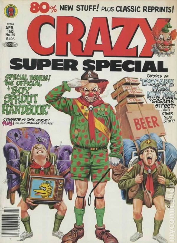 Crazy Magazine #85 FN 6.0 1982 Stock Image