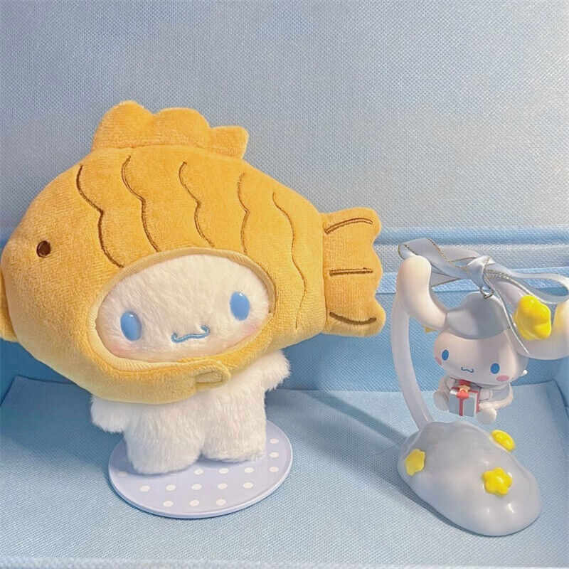 Cute Taiyaki Cinnamoroll Plush Doll Toy Soft Cartoon Stuffed Anime Birthday Gift