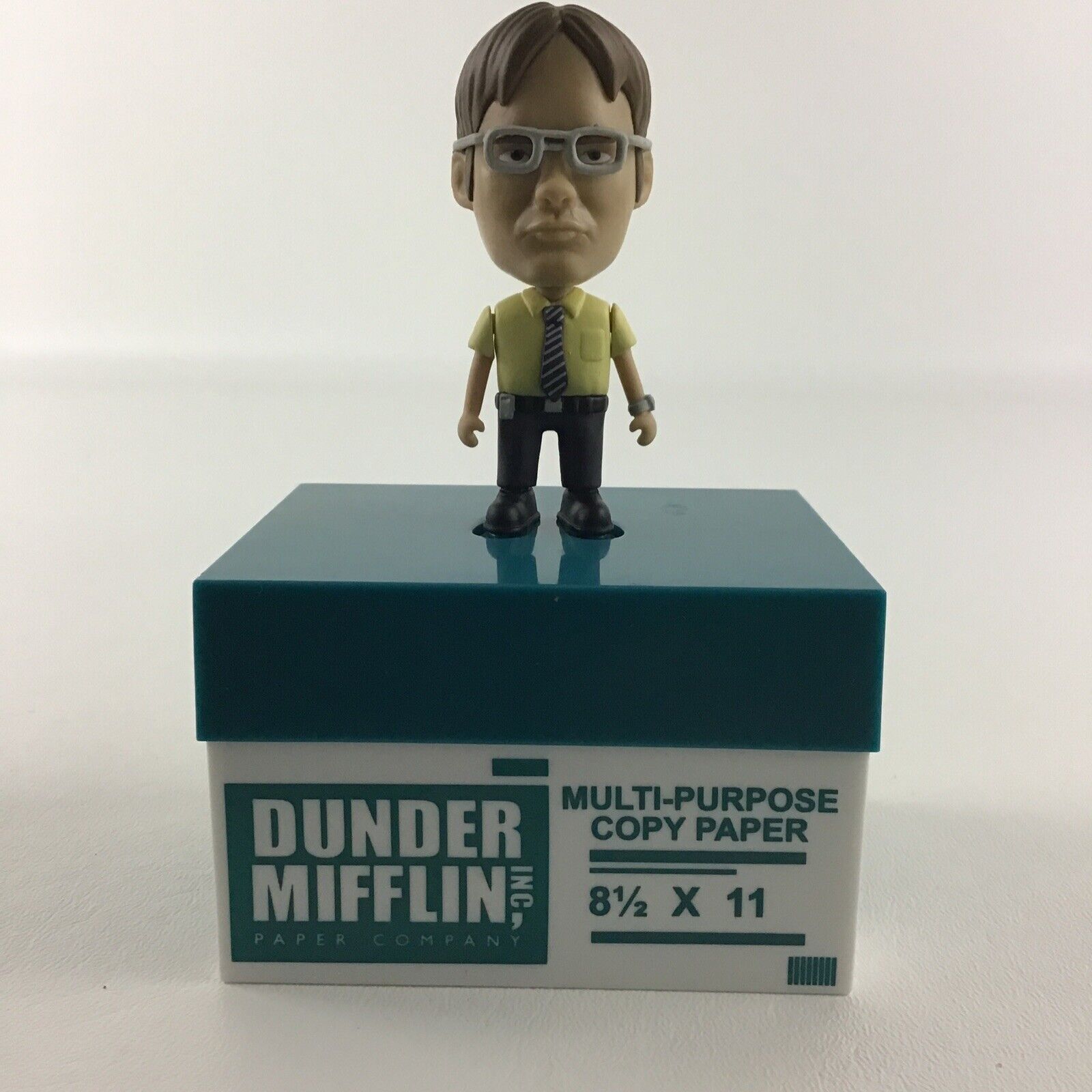 Culturefly The Office Box Dwight Schrute Mini Figure Dundler Mifflin NBC Toy 