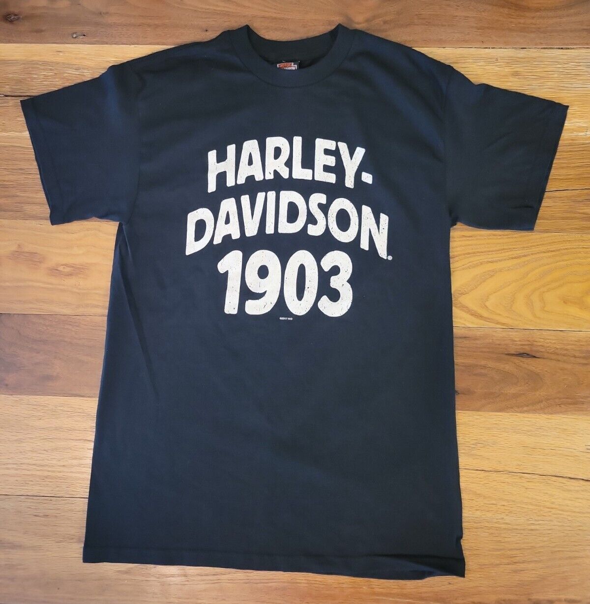 Men\'s Sz M Hill City Harley Davidson South Dakota Black T Shirt