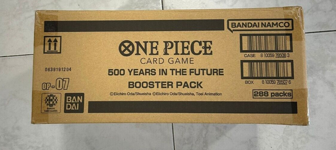 One Piece TCG Case 12x Booster Box 500 YEARS INTO THE FUTURE OP07 English Sealed