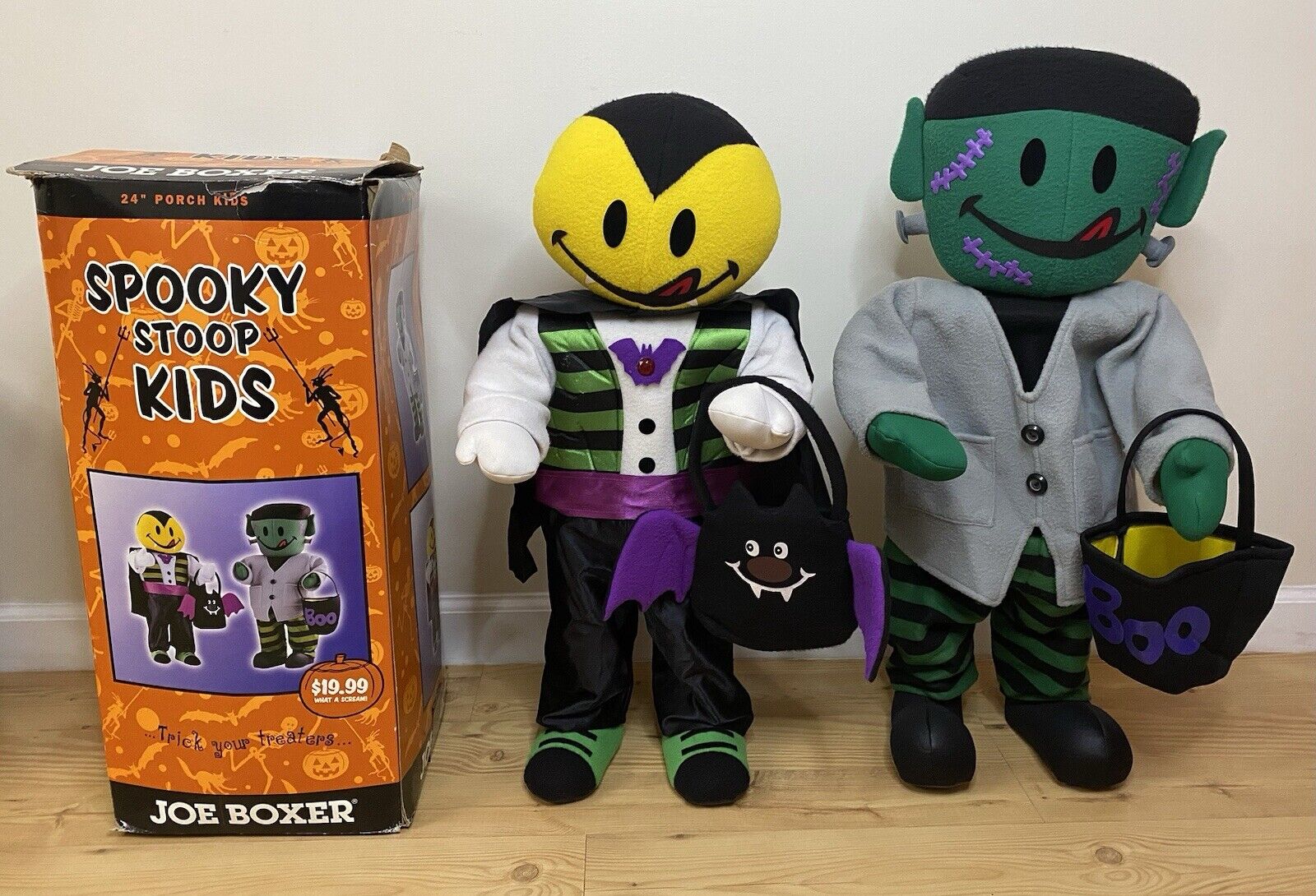 Halloween SPOOKY STOOP KIDs, RARE 24” JOE BOXER Porch Kids  VINTAGE RARE
