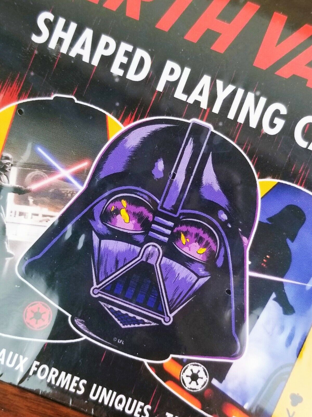 Star Wars DARTH VADER Head Shape Playing Cards Aquarius 54 Images of SITH LORD