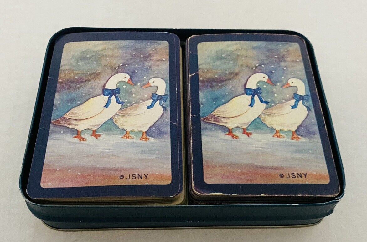 Vintage J.S.N.Y Ducks Playing Card Set