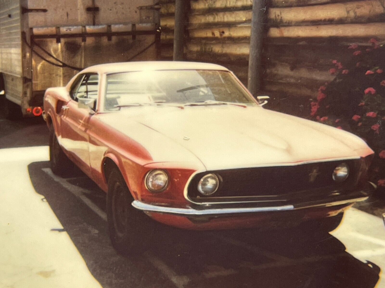 CCJ 2 Photographs From 1980-90's Polaroid Artistic Of A 1969 Ford Mustang 357