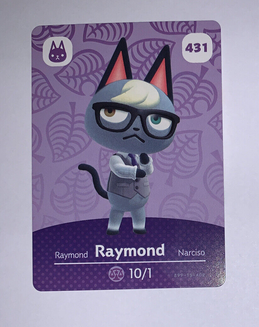 Animal Crossing Amiibo Series 5 Raymond Card #431 Unscanned