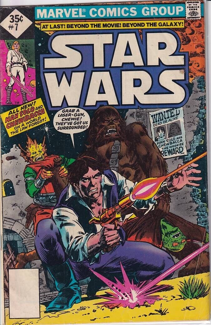 45908: Marvel Comics STAR WARS #7 VG Grade