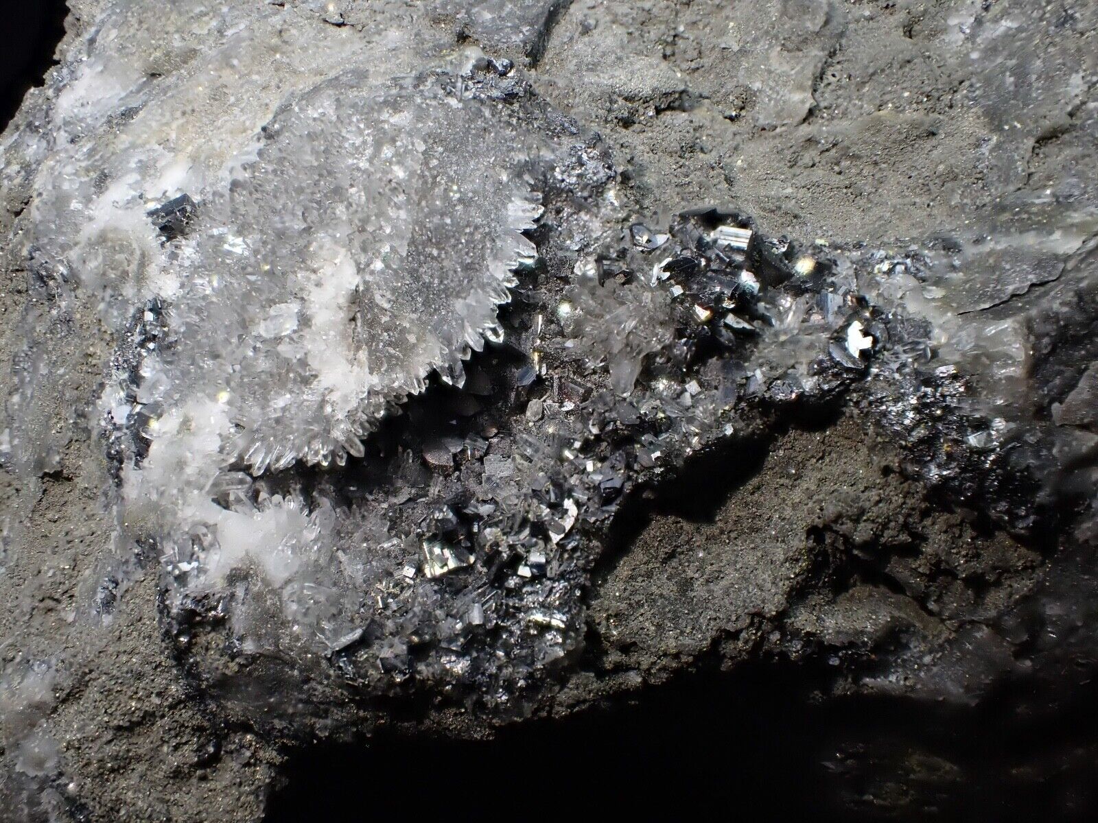 Killer Enargite & Quartz Crystals National Belle Mine Ouray Co Colorado