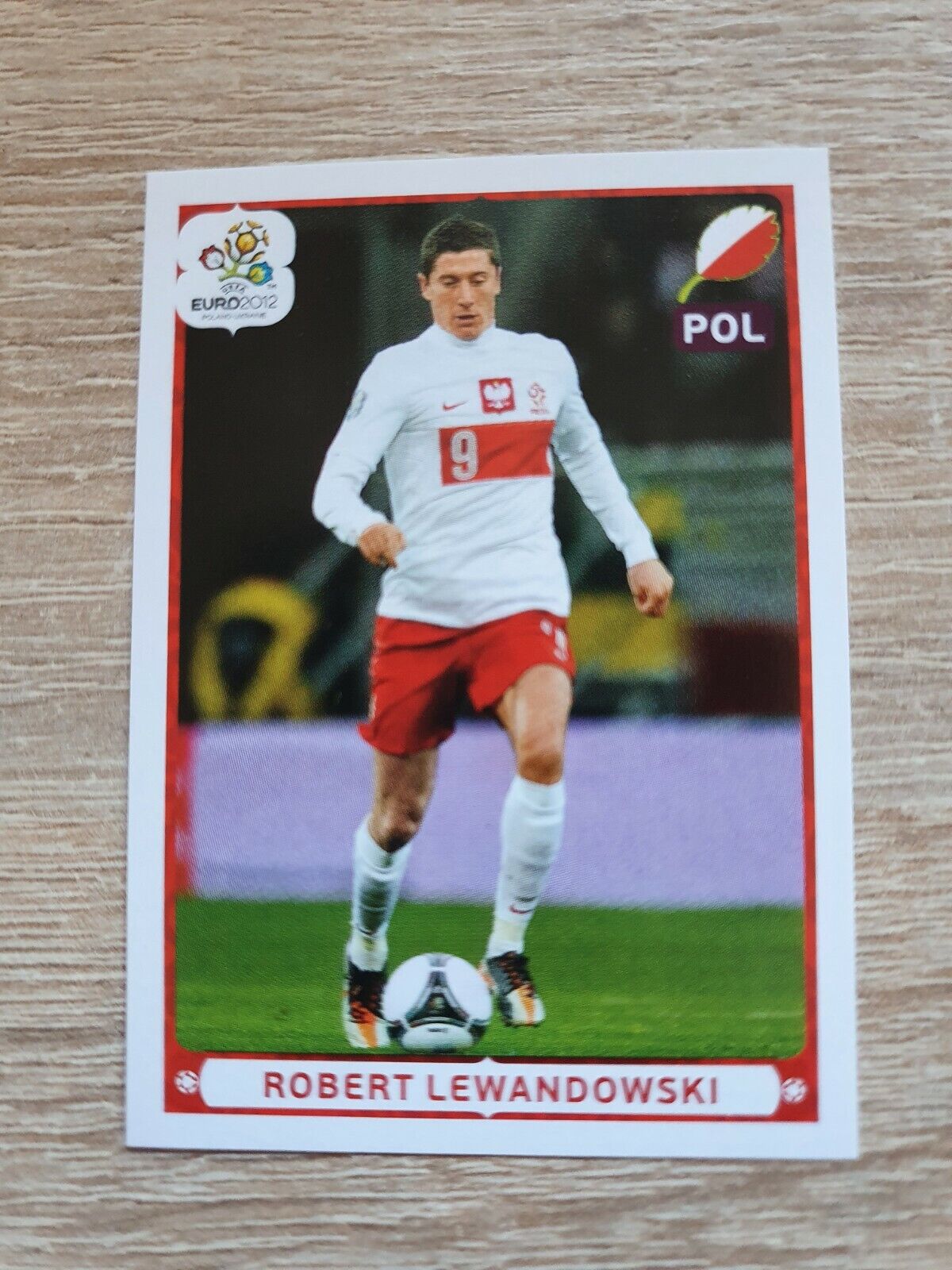 2012 Panini European Championship Robert Lewandowski 77 Poland UEFA Euro 12 Rookie