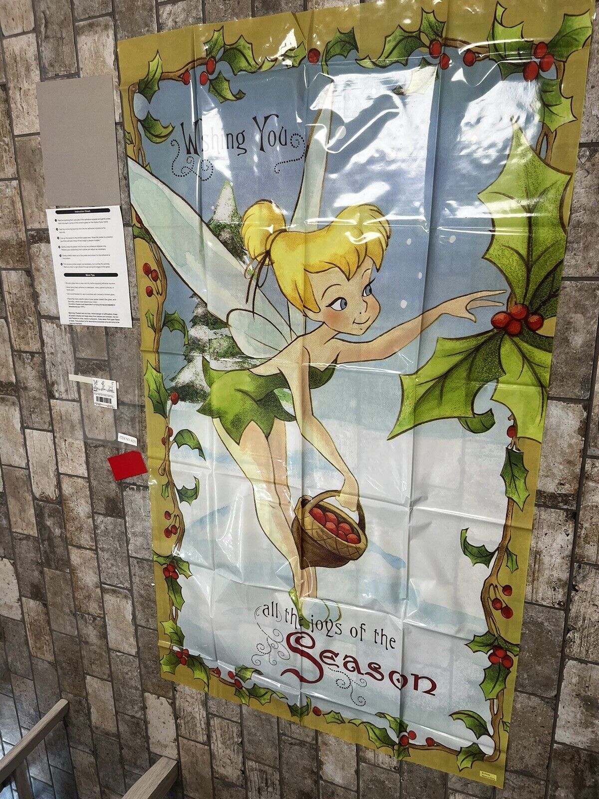 Disney Tinker Bell Window And Wall Poster Item # 46291
