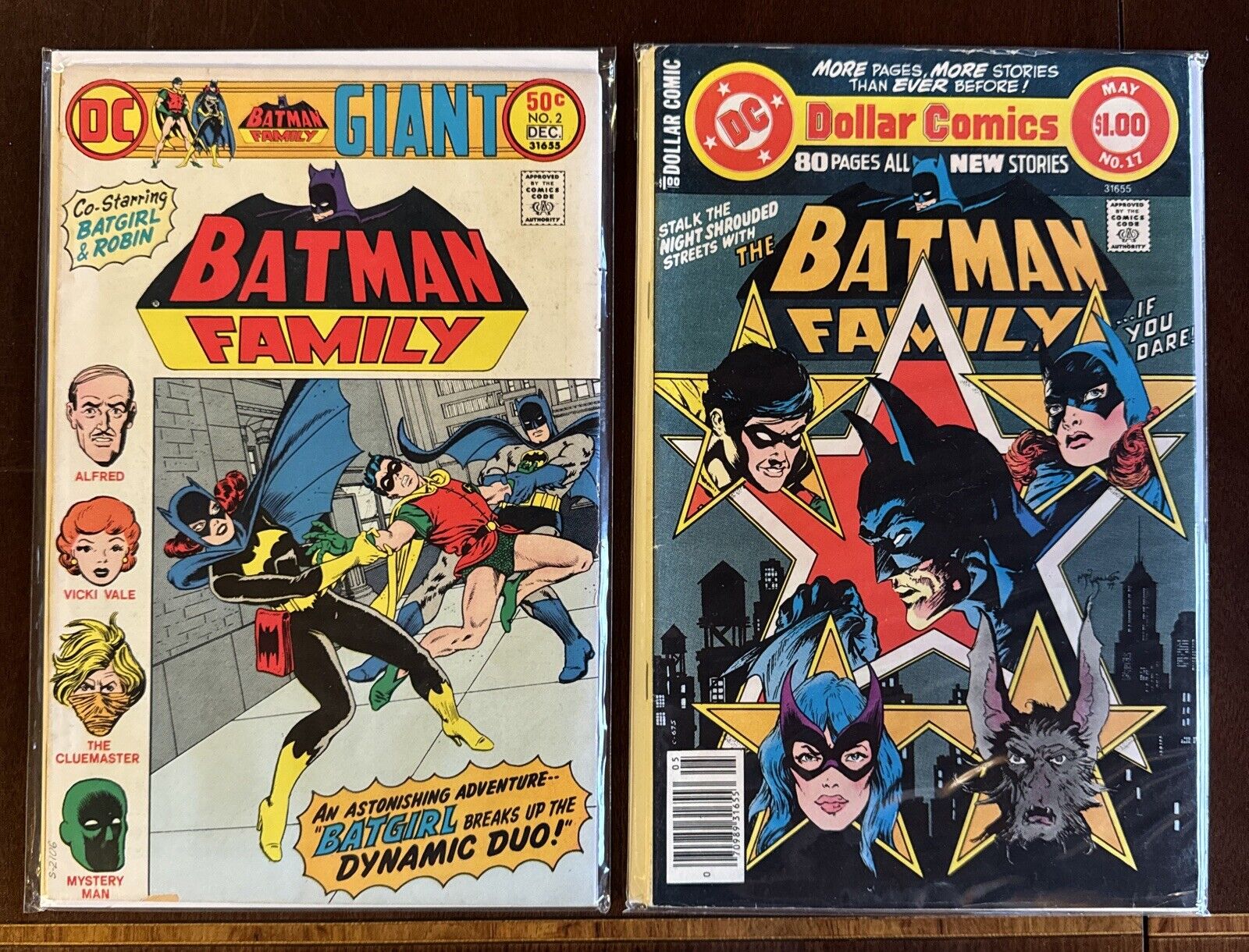 Batman Family #2 & #17 DC Comics, 1975 - 78 - See Description for Condition