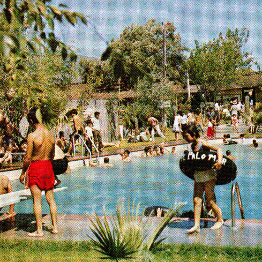 1950s El Palomar Motel Restaurant Santo Tomas Baja California Postcard Mexico