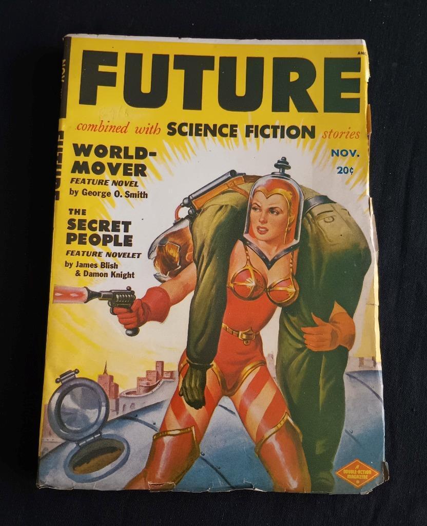 NOVEMBER 1950 VINTAGE FUTURE SCIENCE FICTION STORIES PULP SCI FI MAGAZINE GGA