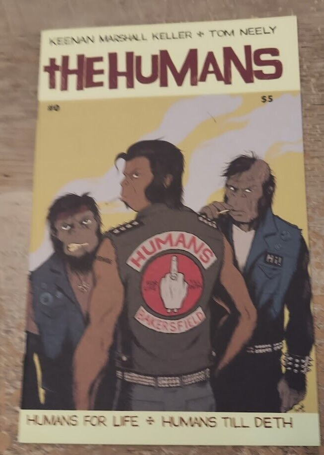 The Humans #0 Image Comic Book  Signed by Keller and Neely Very Rare