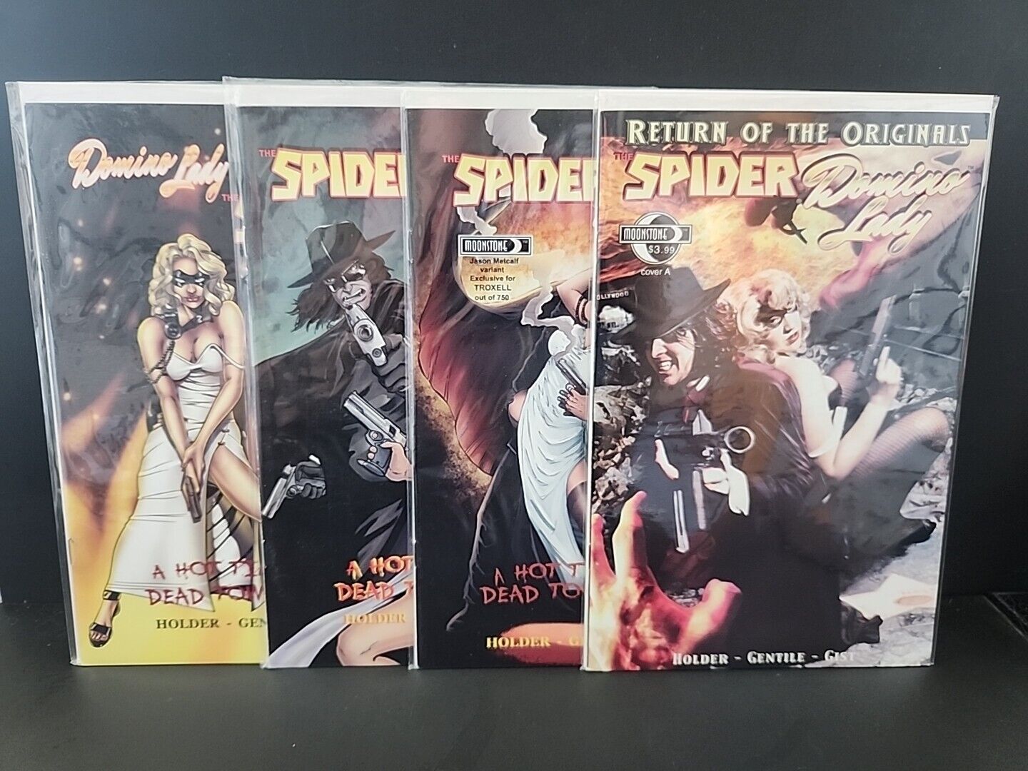 The Spider and Domino Lady Return of the Originals + 3 Variants