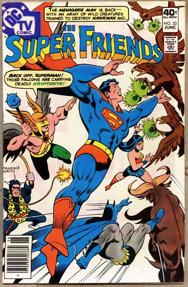 Super Friends #33-1980 vf 8.0 Wonder Twins / Hawkman