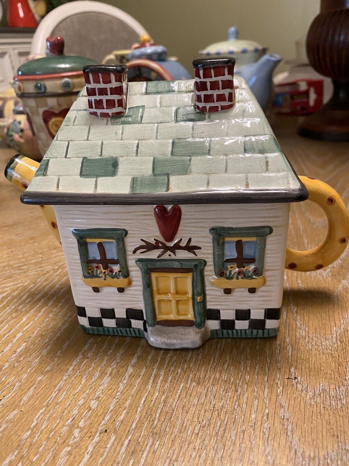 Sakura Debbie Mumm “Thoughts Of Home” Ceramic Teapot Collector Series