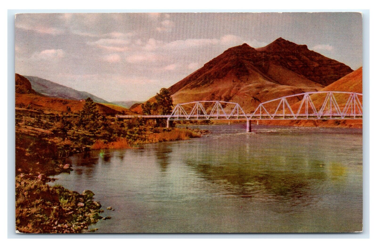 Postcard Salmon River, Idaho ID E15