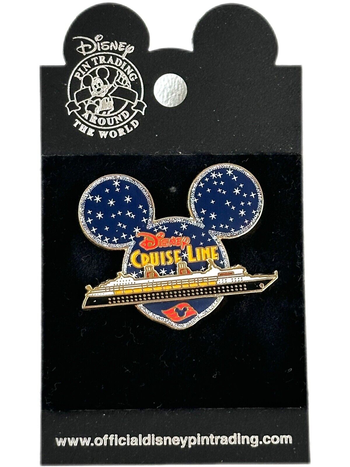 Disney Cruise Line Mickey Mouse Ears Trading Lapel Hat Collectors Pin 