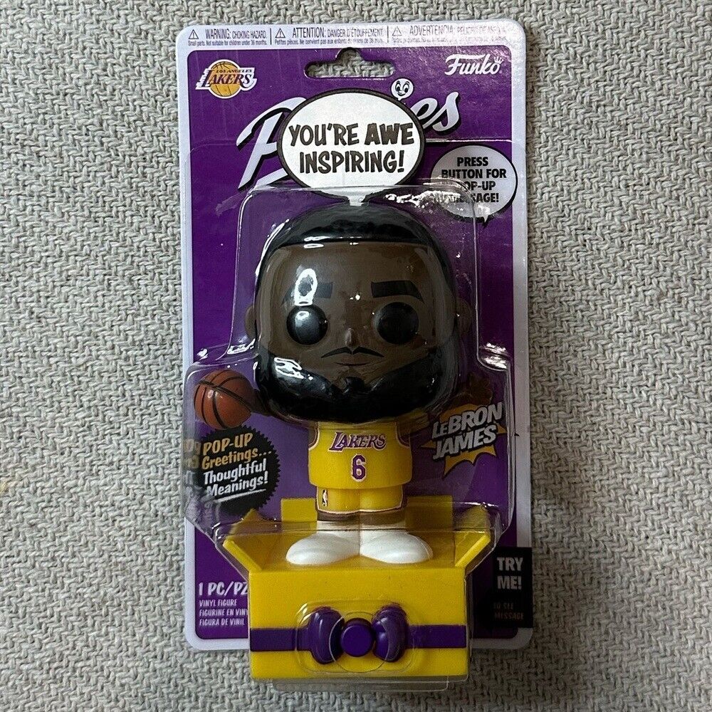 Funko Popsies Lakers Lebron James NIB Fun Kid Gift Pop Up Basketball Toy