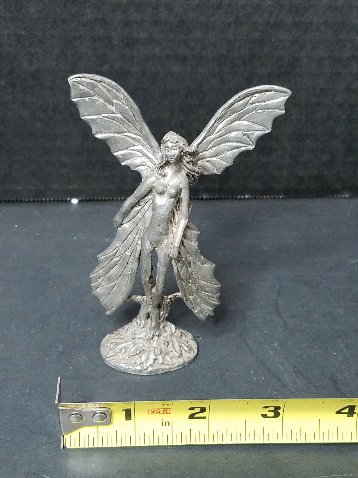Vintage 1992 Fellowship Foundry Pewter Nude Fairy artist O'Hare Forest Woodland