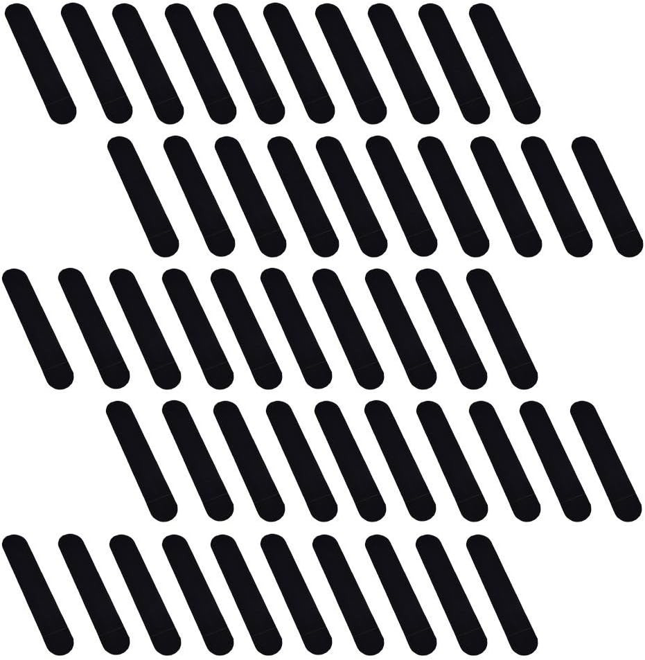 50 Pcs Velvet Pen Pouch Sleeve Holder Single Pen Bag Case Pencil Bag,Black