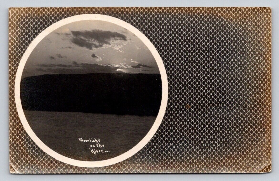 RPPC Moonlight On Tennessee River  Chattanooga Tennessee P364A
