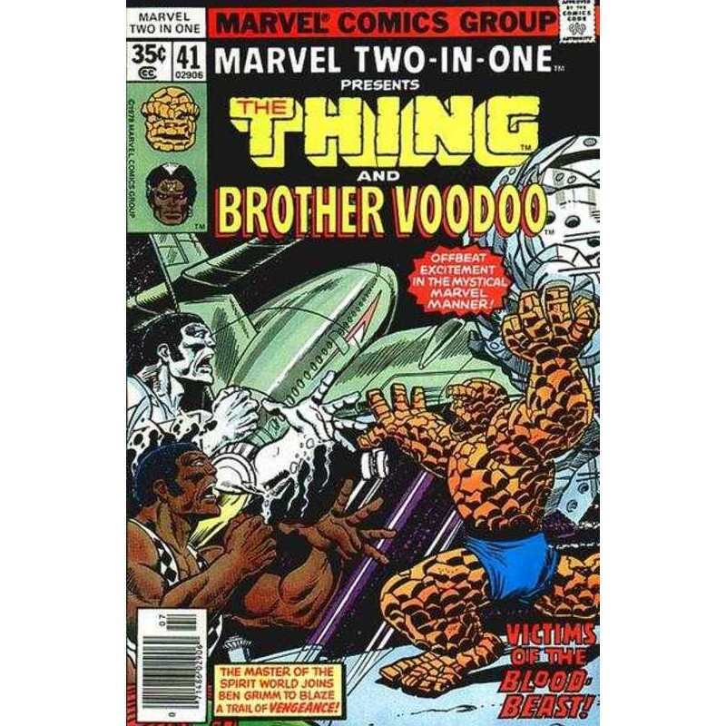Marvel Two-In-One #41 1974 series Marvel comics Fine minus [i`