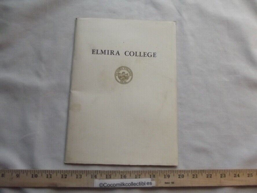 Vintage Booklet Elmira College NY A Glimpse of Present Day College for Woman 