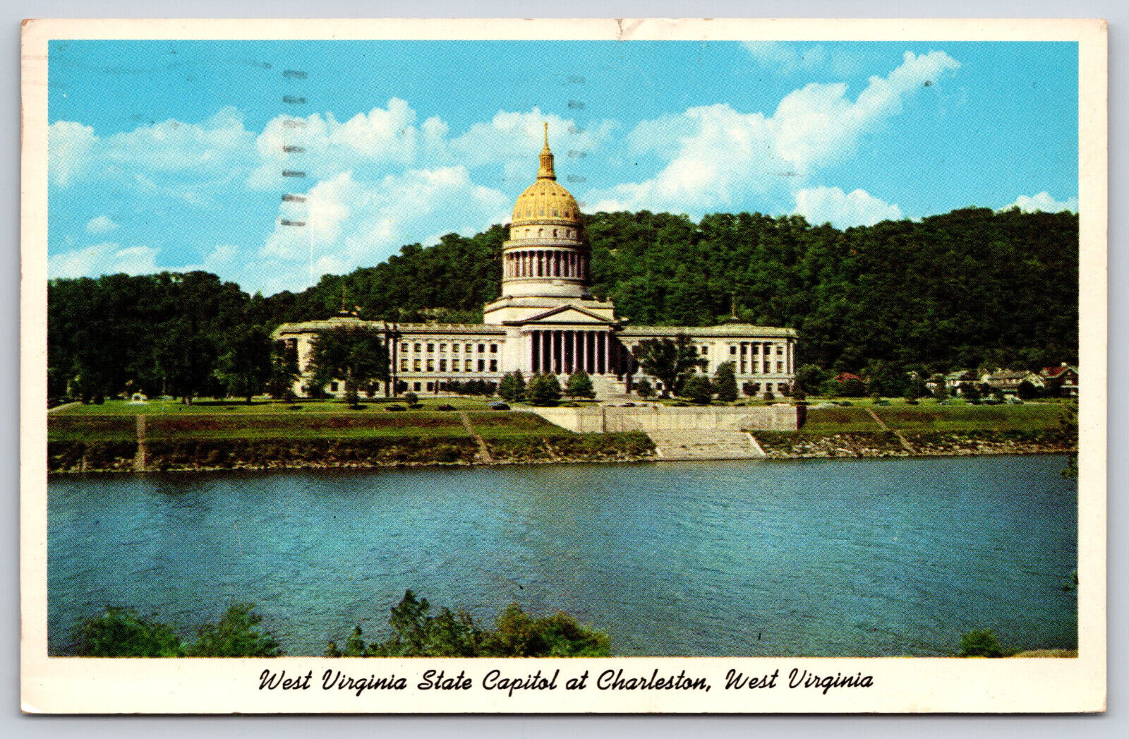 Charleston WV-West Virginia, West Virginia State Capitol, Vintage Postcard