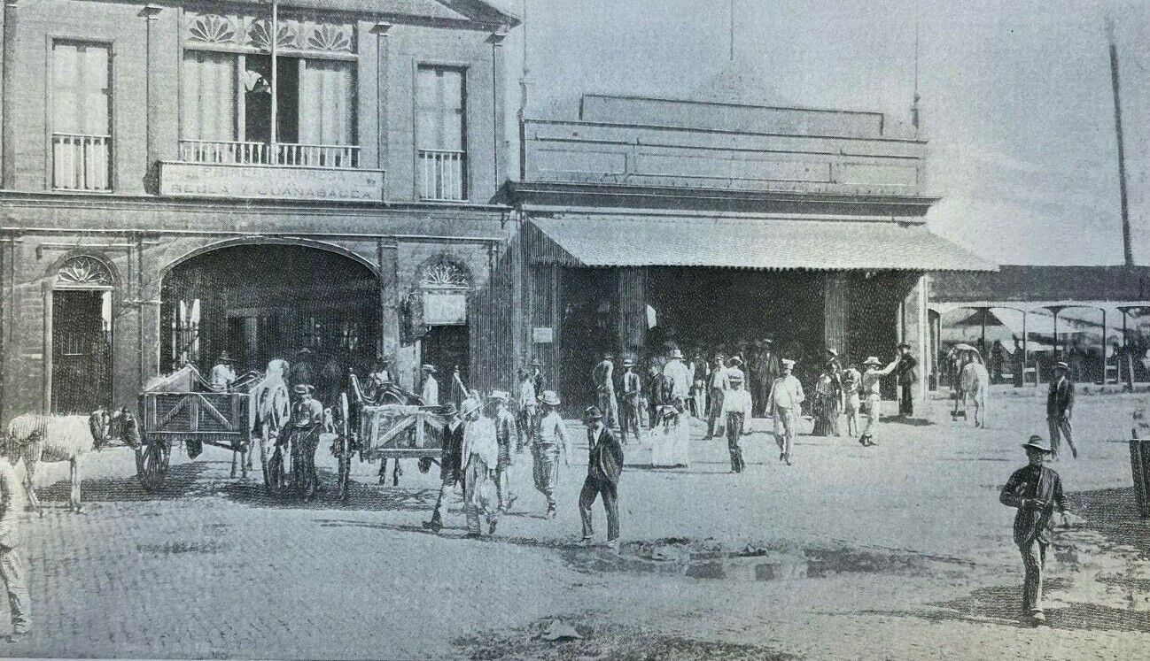 1898 Picturesque Cuba Havana Tacon Theater Inglaterra Hotel Plaza De Luz