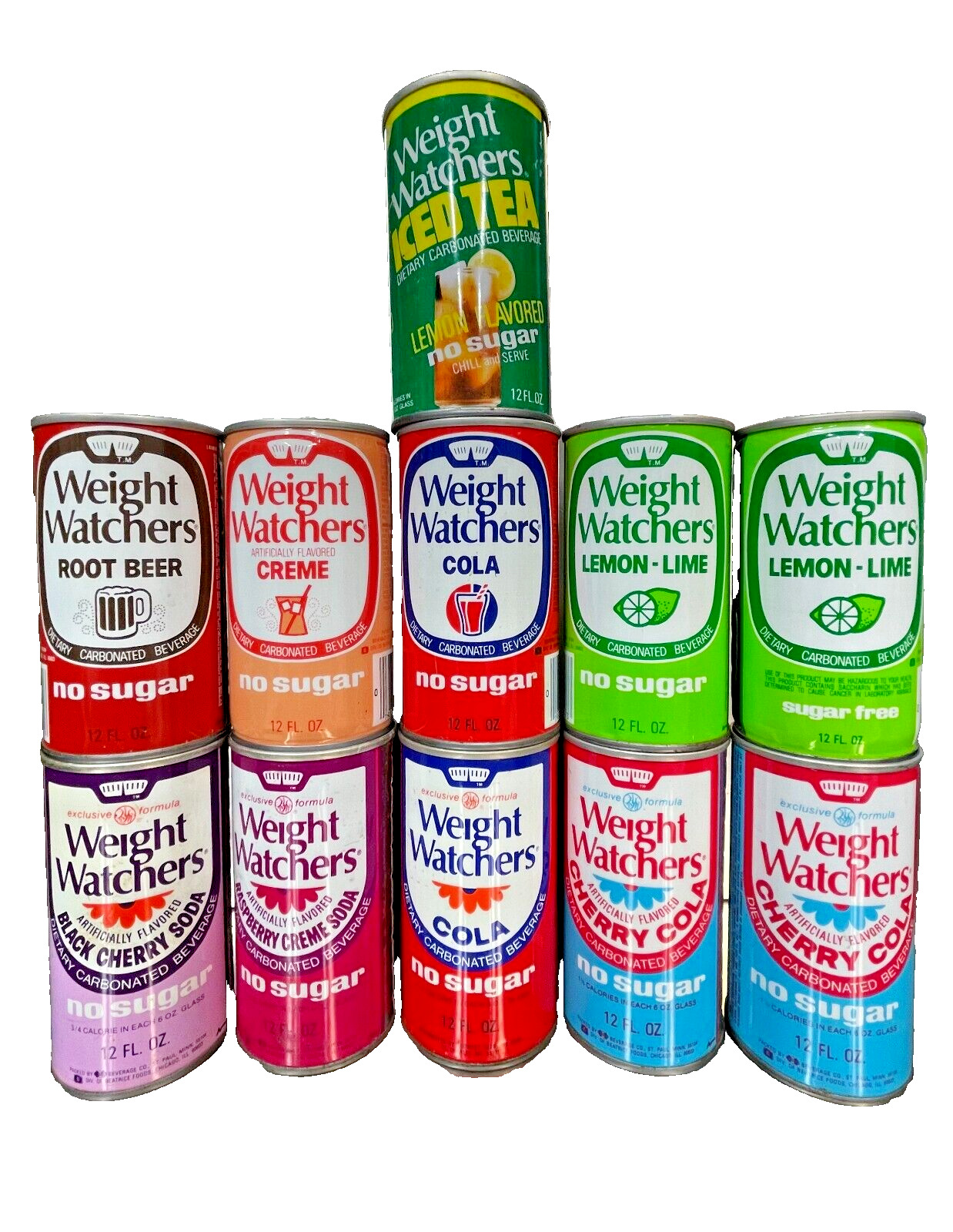 Weight Watchers Soda cans (mixed lot)