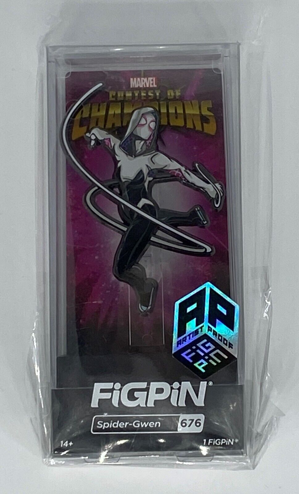 FiGPiN Artist Proof AP Pin Marvel Spider-Gwen #676 Contest of Champions