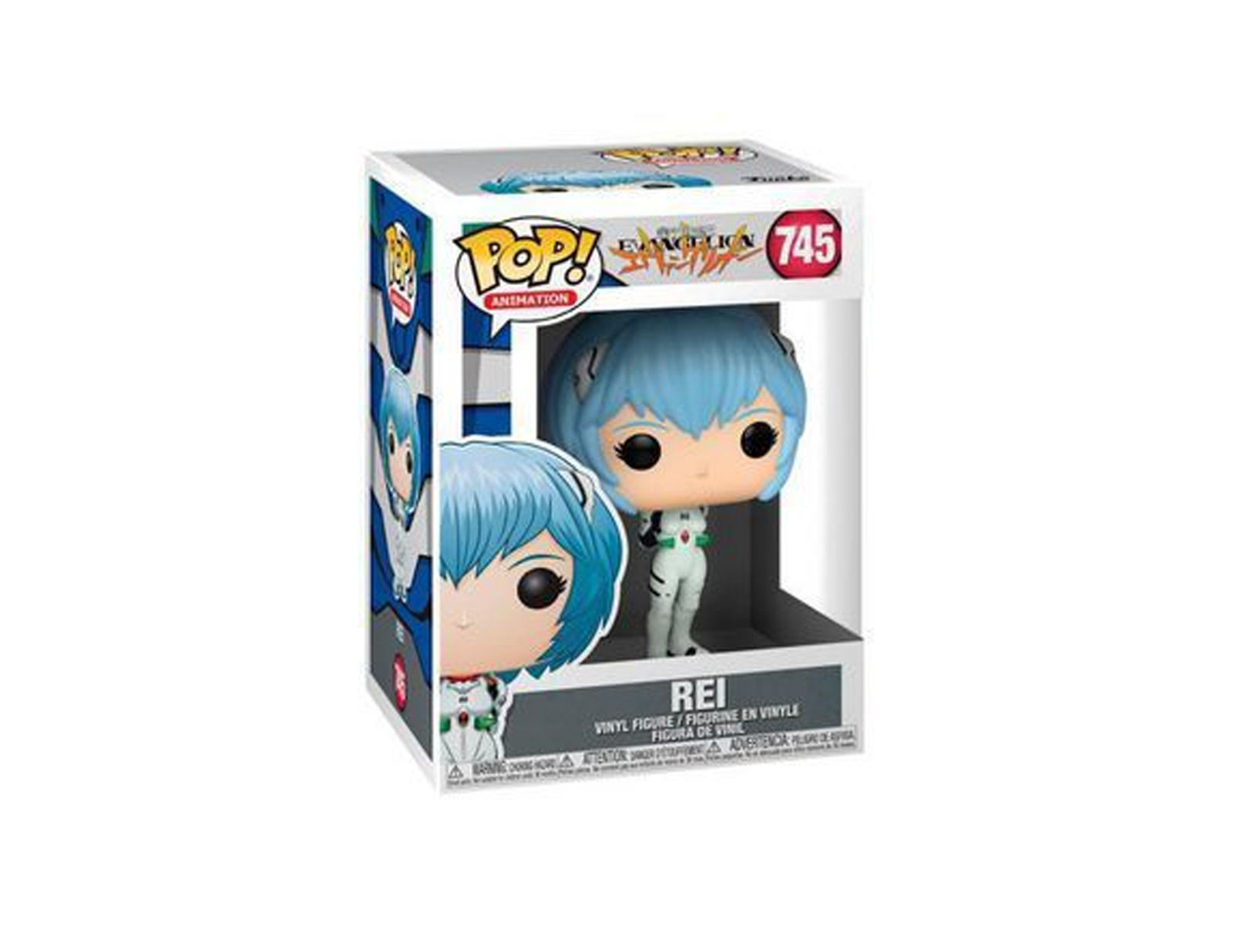 Funko POP Animation - Evangelion - Rei Ayanami #745 with Soft Protector (B19)