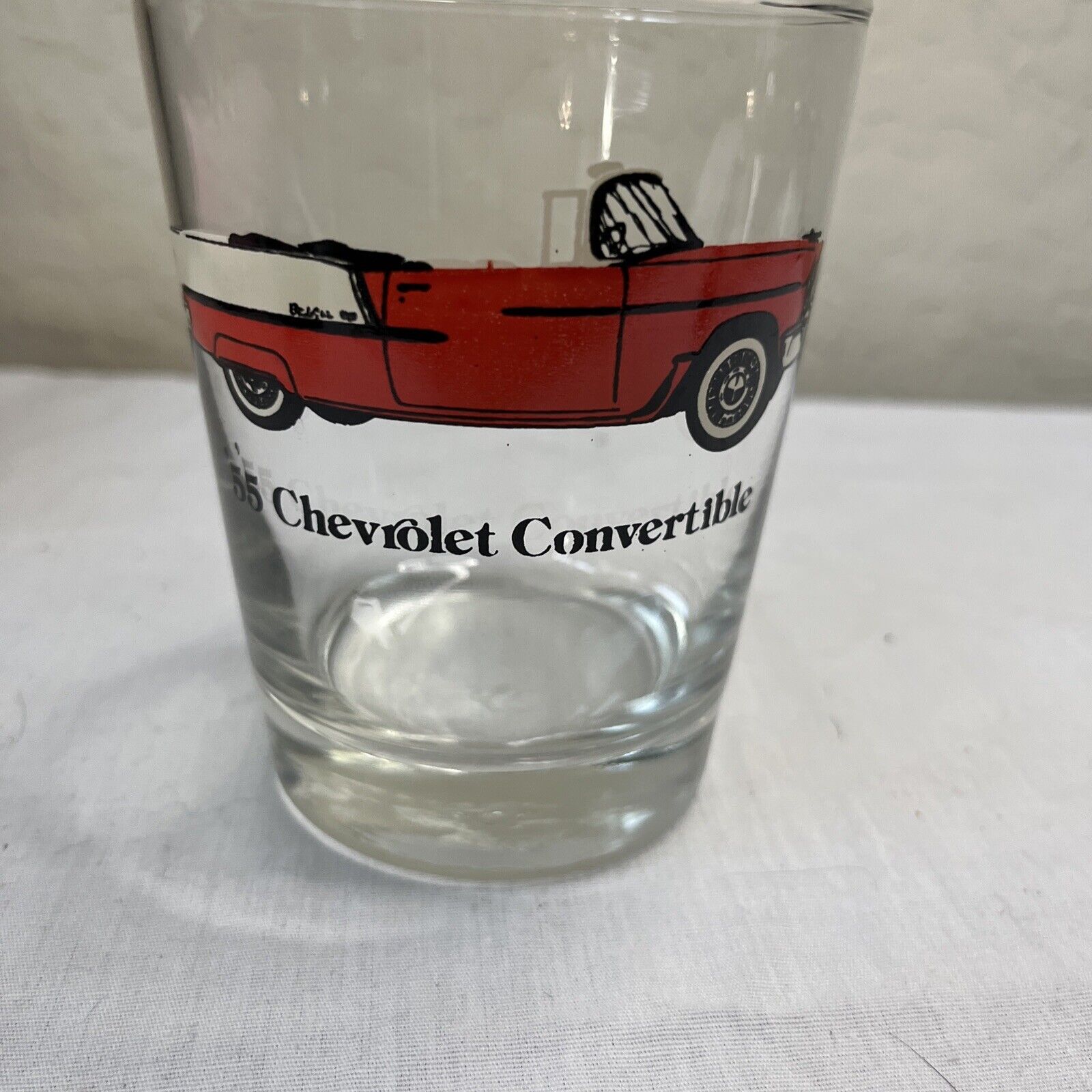 1955 Chevrolet Convertible Glass Cup
