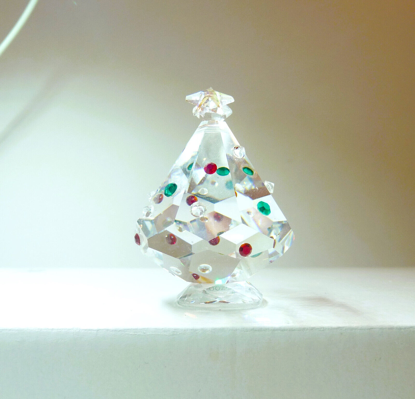 Vintage Crystal Zoo Christmas Tree Figurine