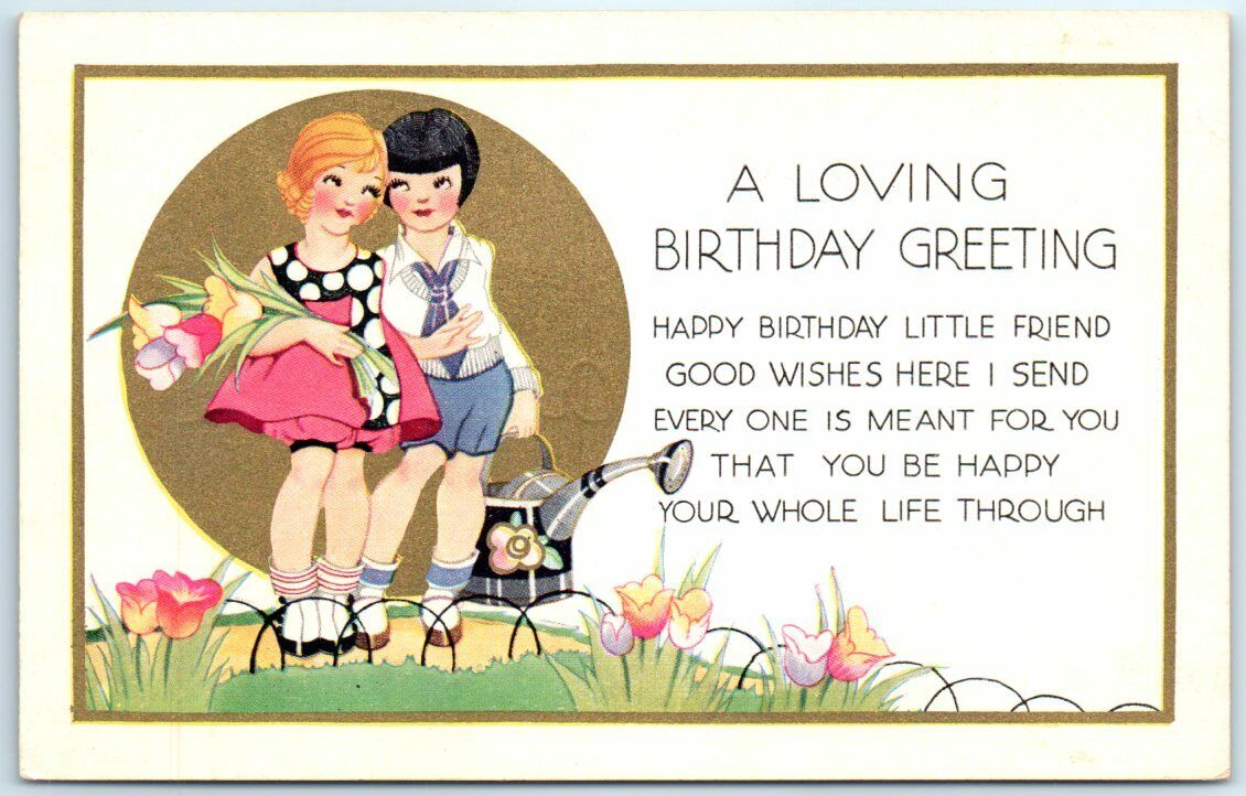 Postcard - A Loving Birthday Greeting