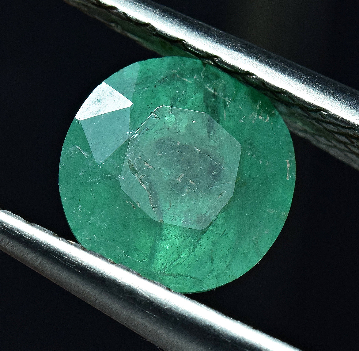 2 Carat Faceted Natural Emerald Gemstone from Panjsher Afghanistan