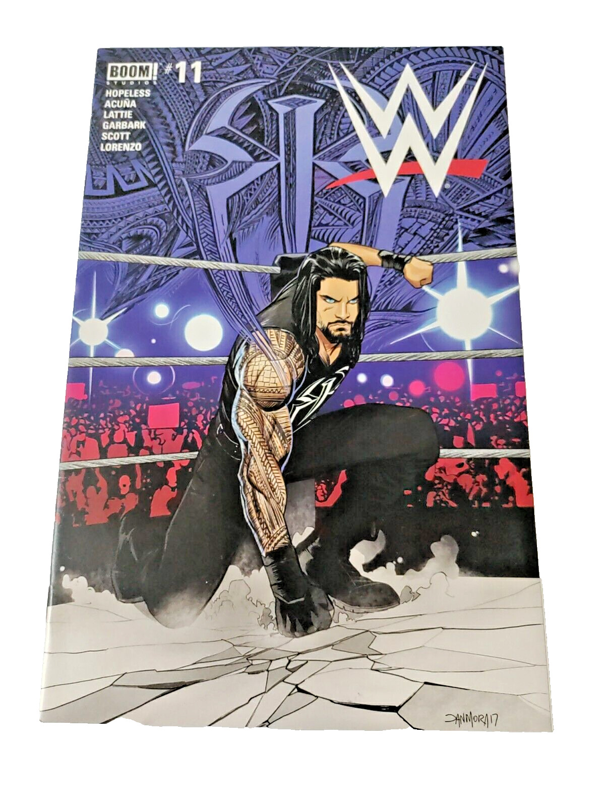 WWE Roman Reigns Boom Studios Comic Book #11 2017 w/ John Cena & Seth Rollins