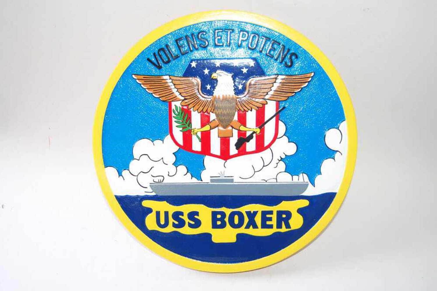 USS Boxer LPH- 4 Plaque