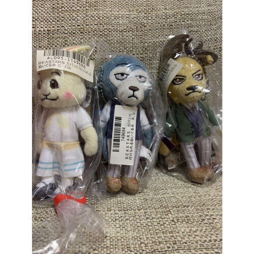 BEASTARS 3-piece set of stuffed toys that can be attached to your bag