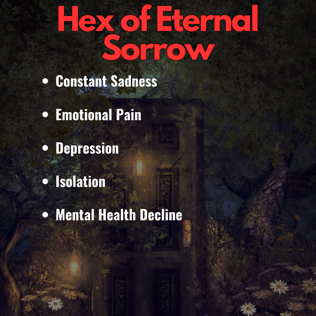 Hex of Eternal Sorrow - Long-term Sadness | Real Black Magic Curse for Grief