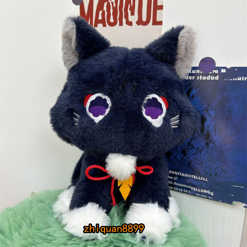 Genshin Impact Wanderer Scaramouche Cat 20cm Plush Doll Stuffed Toy Plushie Gift