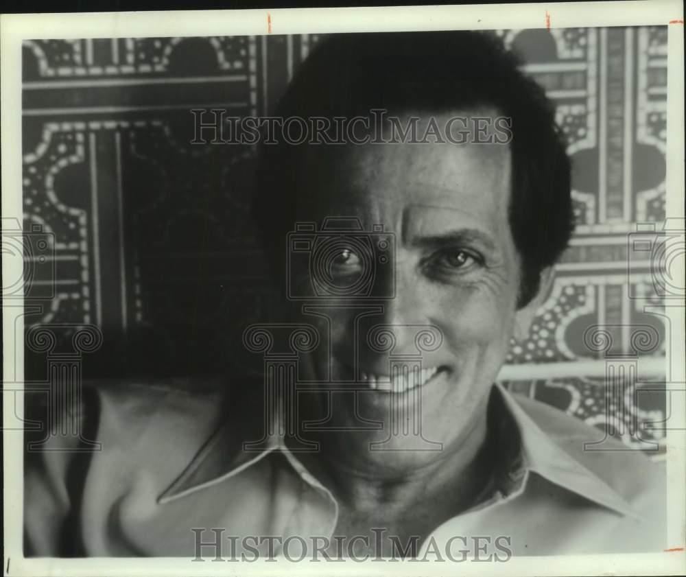 1980 Press Photo Singer Andy Williams - sap39253